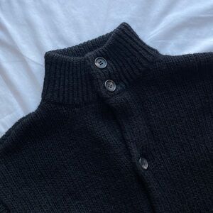 Yohji Yamamoto Y’s for Men Wool Button Up Sweater